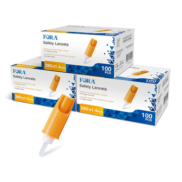 Fora Sicherheitslanzetten 28G 1.4mm, 3x100 Stück