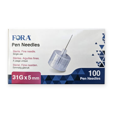 FORA Pen-Nadeln 31G × 5 mm, 100 Stück